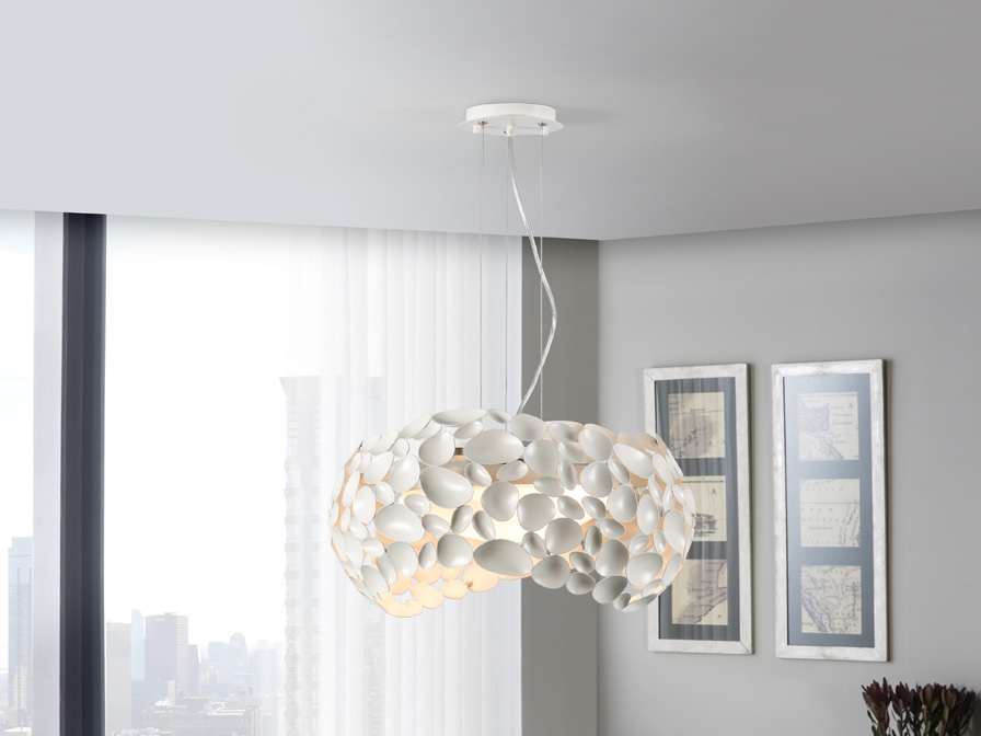 Lámpara de techo moderna LED Narisa (30W). Schuller 