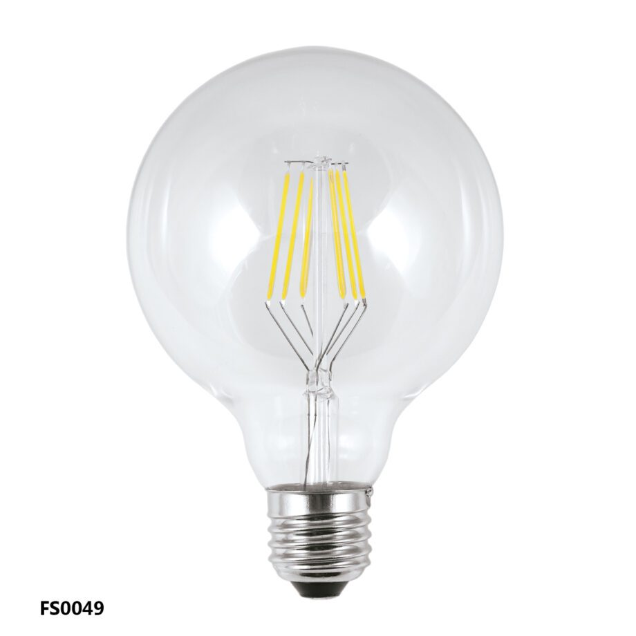 Bombilla 6W Led G95 globo Neutra,  FS0049 Alemar.STOCK DISPONIBLE EN TIENDA