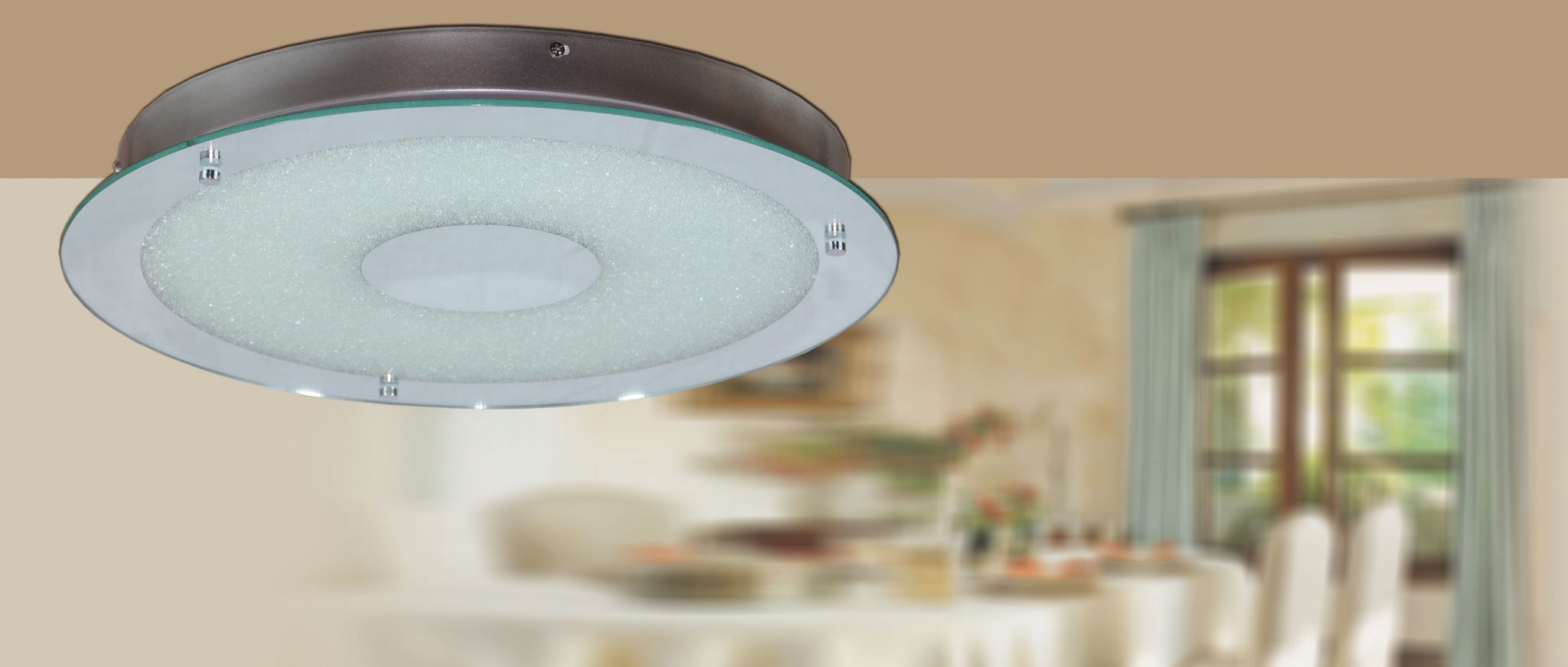 COIMBRA: Plafón con espejo, 50W Led, 160 Marinisa. 45cm en luz neutra 4k. STOCK DISPONIBLE EN TIENDA