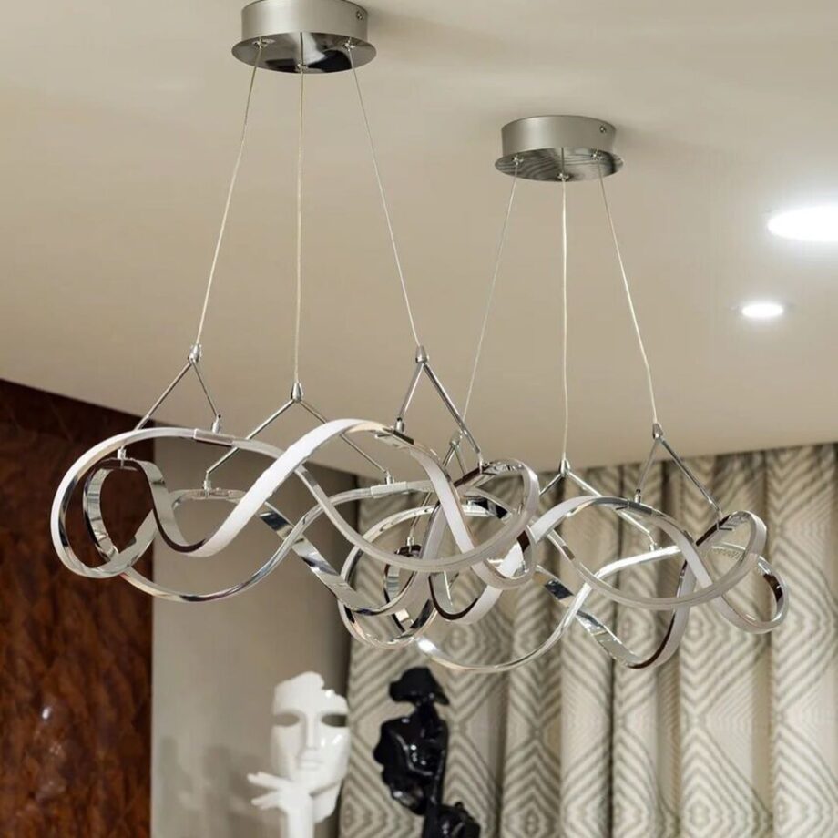 MOLLY: Lámpara 30W LED cromo con 53cm diámetro Schuller 763824. STOCK DISPONIBLE EN TIENDA