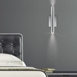 DELO: Aplique cromo con efecto luz arriba / abajo con 2 x 3w led Alemar 10487. STOCK DISPONIBLE EN TIENDA