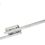 CAPRICE: Aplique / Plafón lineal níquel satinado con 30W Led, luz cálida 3k,  Mdc 5-7342. Soporte en un lateral. STOCK DISPONIBLE EN TIENDA