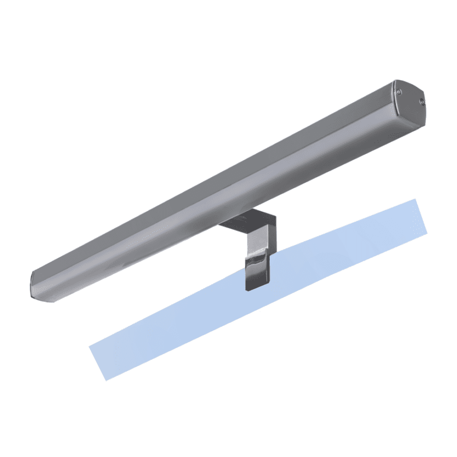 Aplique Led 12w luz neutra 4200k a pinza espejo,  Acontract-luz  49 cm. STOCK DISPONIBLE EN TIENDA