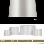 Pantalla para E27, Medida 20cm, Seda Beige XP021 Ajp.  STOCK EN TIENDA