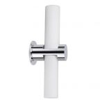 Aplique / Plafón cromo y cristal opal EVORA Paulmann 70147 2 x G9 OUTLET. STOCK DISPONIBLE EN TIENDA