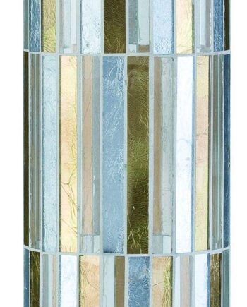 Tulipa cilindro cristal 2Easy Deco pan de oro y plata Fabro