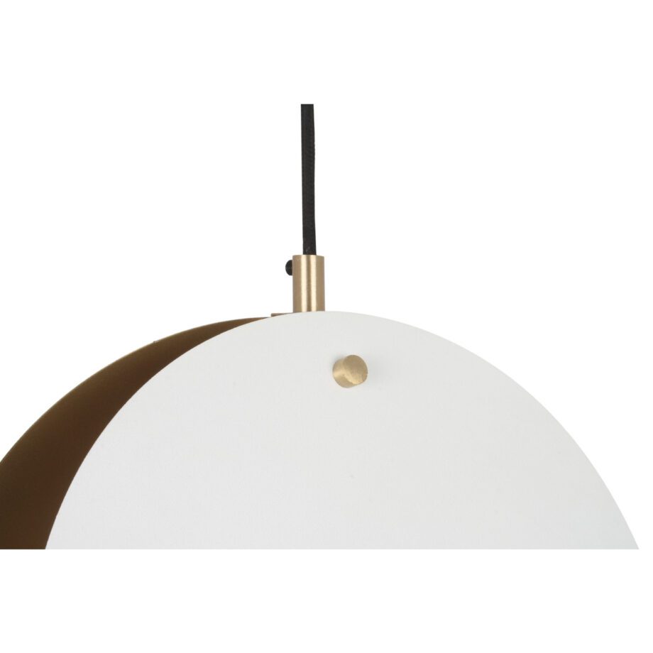 Lámpara MOON BLANC blanco/oro OPJET PARIS 12003 Diámetro 29cm DISPONIBLE EN TIENDA