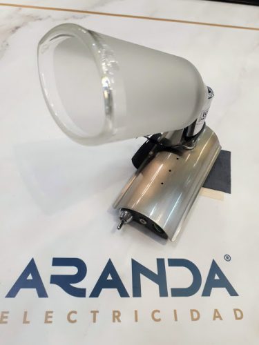 Foco articulado g9 Astrid en níquel satinado con interruptor Paulmann 66335