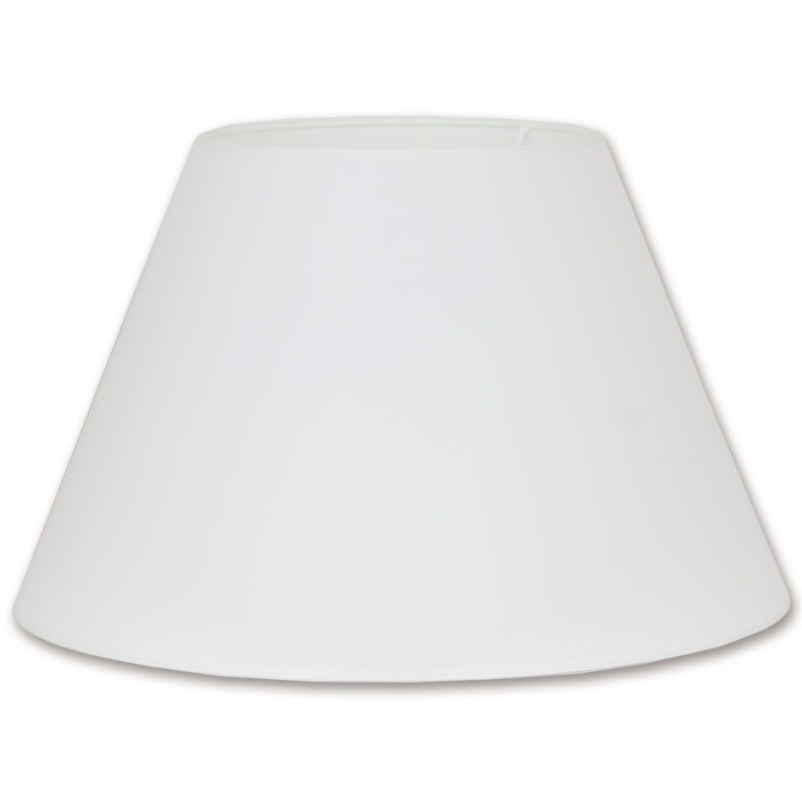 Pantalla lámpara mesa cónica 45x45x28 (Sup. 19) blanca