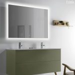 ESTELA: Espejo baño retroiluminado 61W luz cálida 3k, 16/9439-110 Acb Iluminación. 70 x 110cm.