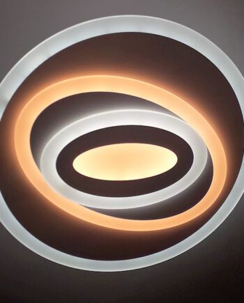 Plafón Led Fantasy 91w Led mando distancia Blanco y metacrilato 6001 Il.lumino