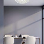 Plafón Led FANTASY 192w Led mando distancia rendondo en Blanco y metacrilato de 80cm 6001/80 Il.lumino. BAJO RESERVA