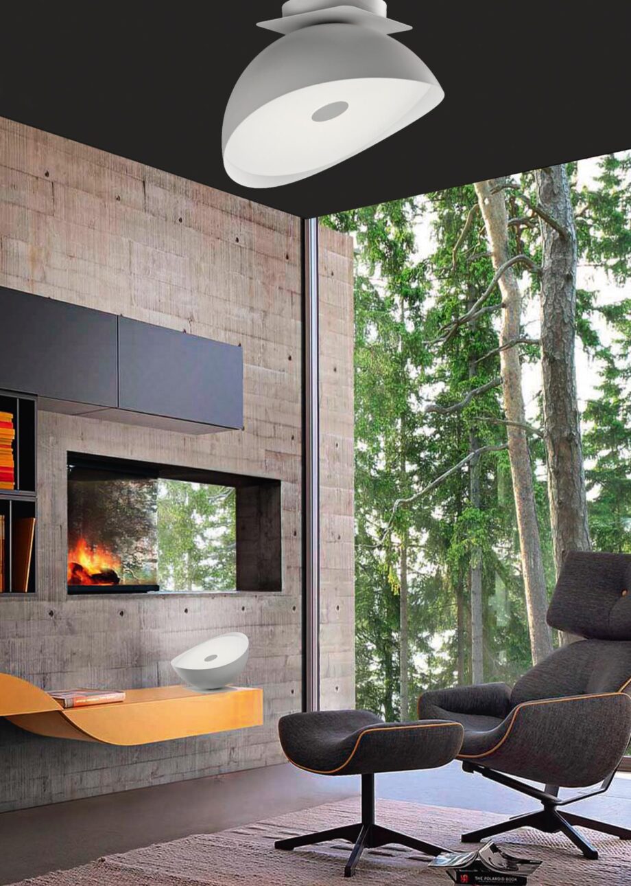 CALI: Plafón apto como aplique blanco 8w Led Acontract-Luz 140/8, luz neutra 4K, 15cm. STOCK DISPONIBLE EN TIENDA