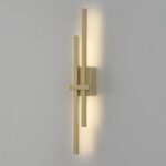 SHADOW - Aplique metal oro mate técnico retroiluminado con 12w Led