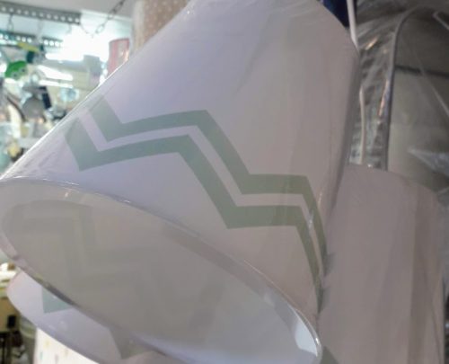 Lámpara 3 pantallas ZigZag Anperbar 1540-3 aguamarina juvenil scandi