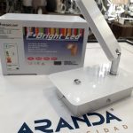 Aplique cristal blanco articulado con interruptor 5w Led, luz cálida 3k, 2074050 F Bright. STOCK EN TIENDA