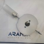 Aplique de pared titanio y cromo para 1 bombilla Led g9
