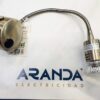 Aplique pared Flex Ap1 cuero gu10 interruptor Ideal lux