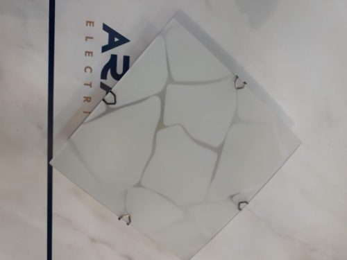Mini plafon cudadrado blanco 15cm g9