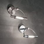 Aplique pared ARCO Ap1 Niquel satinado g9 interruptor  Ideal lux DISPONIBLE EN TIENDA