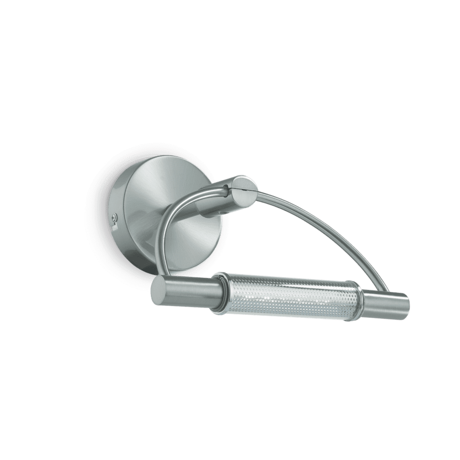 Aplique pared ARCO Ap1 Niquel satinado g9 interruptor  Ideal lux DISPONIBLE EN TIENDA