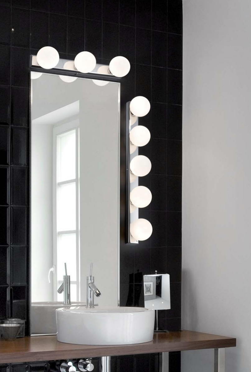 Aplique camerino cromo Bolas 5-6681 Mdc 5 x g9. STOCK DISPONIBLE EN