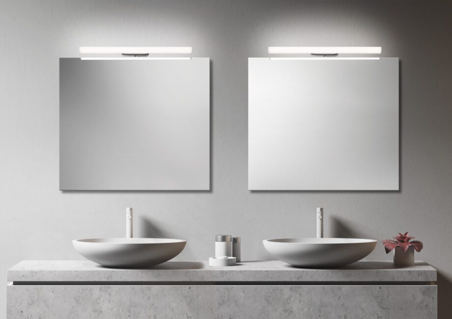Aplique pared cromo LINEA 5-7648 Mdc 10w 4K 50cm Ip44.