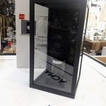 CUBE - Aplique de pared antracita y cristal