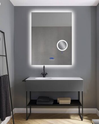 Espejo baño retroiluminado CAIRO  con espejo aumento independiente e interruptor, anti-vaho y pantalla multifunción  Acb Iluminación Led 56w incluido