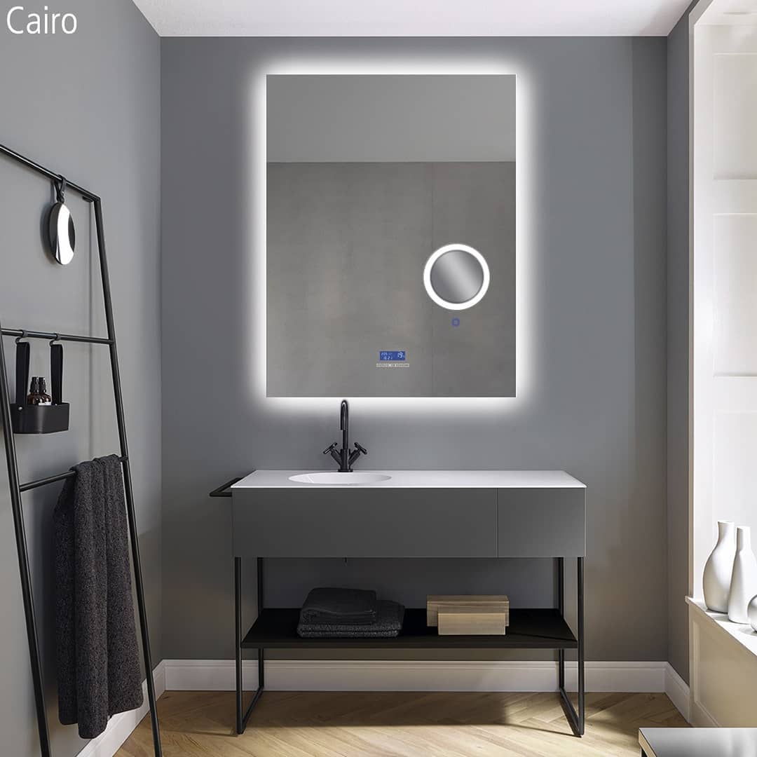 retirada Renacimiento Uluru Espejo baño retroiluminado CAIRO con espejo aumento independiente e interruptor, anti-vaho y pantalla multifunción Acb Iluminación Led 56w incluido - Electricidad Aranda - Lámparas en Almería retirada Renacimiento Uluru Espejo baño retroiluminado CAIRO con espejo aumento independiente e interruptor, anti-vaho y pantalla multifunción Acb Iluminación Led 56w incluido - Electricidad Aranda - Lámparas en Almería