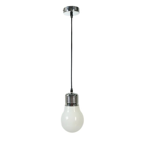 43355bLampara Techo Metal:cristal Cromada _ø15×25 Cm Hmax-111 Cm -1xe14 Electricidad Aranda. Lamparas e iluminación en Almería