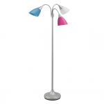 Lámpara de pie MOBEL 5-2231 plata y multicolor 3 x E14 MDC. STOCK  DISPONIBLE EN TIENDA