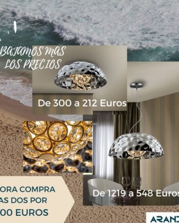 Set de Lámpara + plafón MARE Schuller