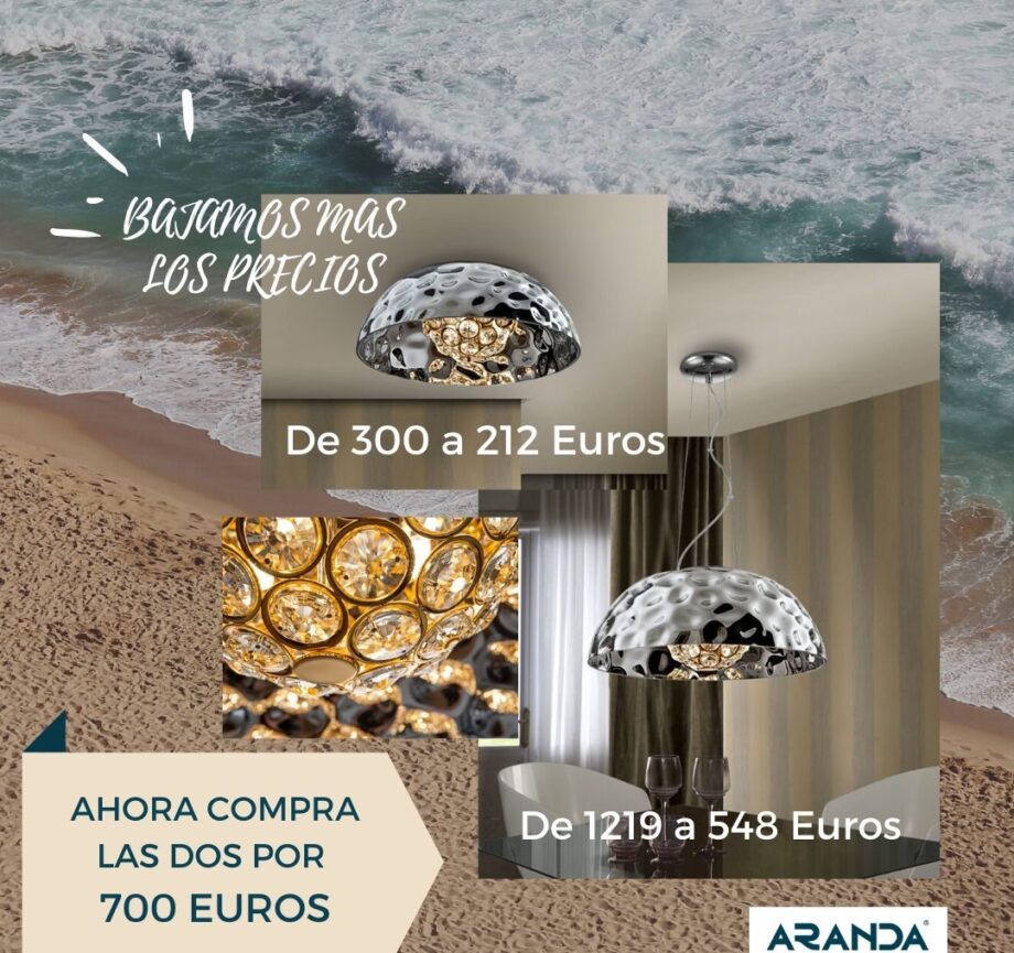 Set de Lámpara + plafón MARE Schuller