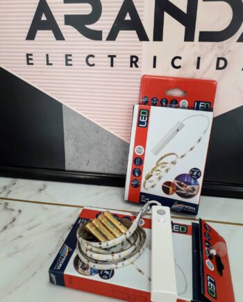 Tira led a pilas luz neutra con sensor de movimiento, 2048-030 Briloner, 1 metro. STOCK EN TIENDA