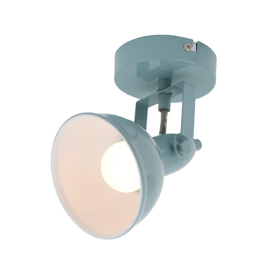 Foco orientable verde menta vintage, 2049-010 Briloner. STOCK EN TIENDA