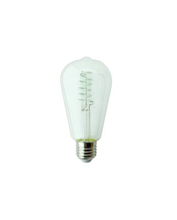 Bombilla Led bellota 4w espiral azul, 2601449-AZ  F Bright. STOCK EN TIENDA