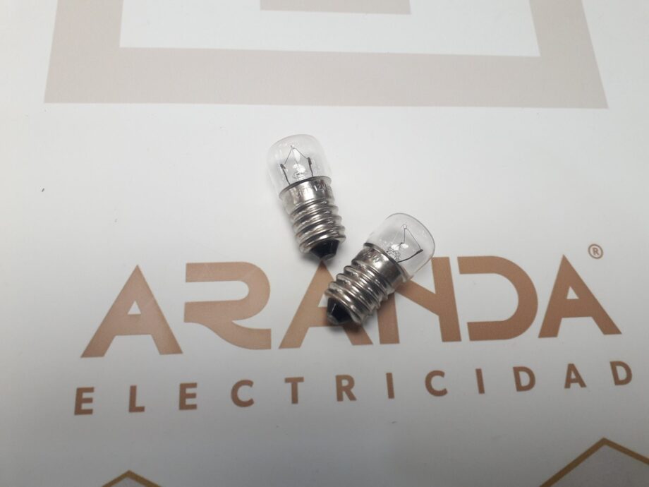 Bombilla tubular E14 12V 5W Incandescente. STOCK EN TIENDA