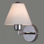Aplique de pared ANA 2170 E27 cromo y cristal opal brillo blanco Acb Iluminación Outlet DISPONIBLE EN TIENDA