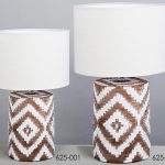 Sobremesa OAXACA madera y pantalla 46m altura 625-001 BELDA. STOCK EN TIENDA