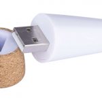 Tapón Led recargable a USB para botellas luz blanca
