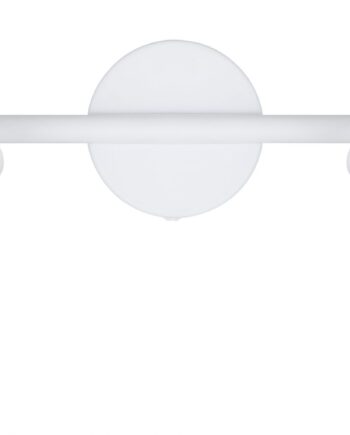 Regleta de dos focos geométricos en E14 Xara Blanco 54802W-2 Globo Lighting. STOCK DISPONIBLE EN TIENDA