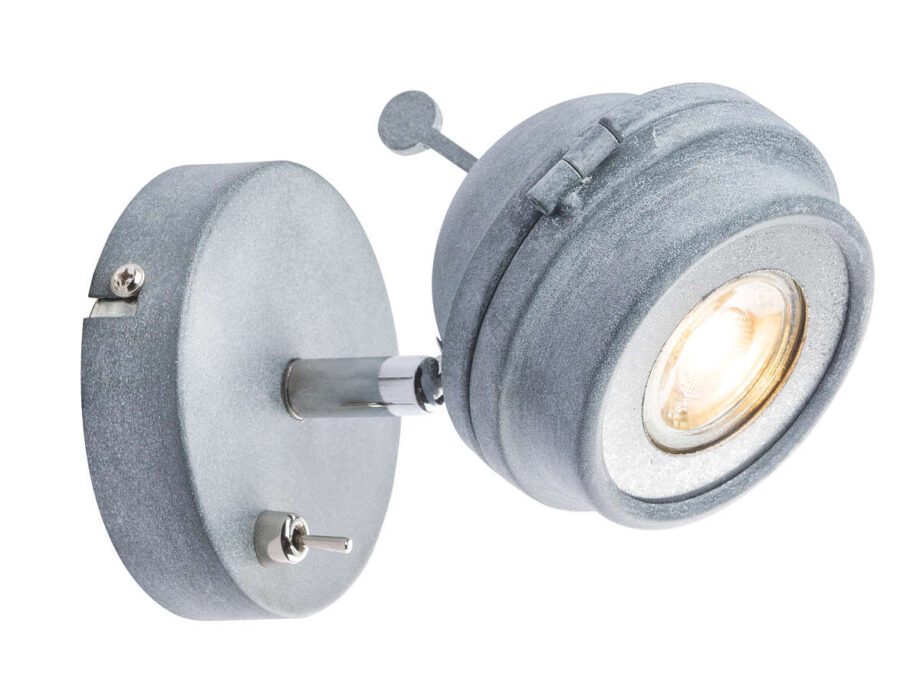 MICAH: Foco metal gris con gu10 57301-1 Globo Lighting.