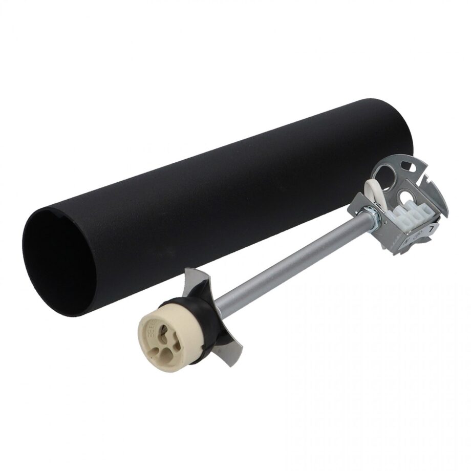 LASER BLACK M: Foco individual cilindro NEGRO, para Gu10, 24cm, 6837 Nowodvorski. STOCK EN TIENDA