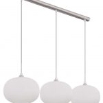 Lámpara en línea HING cristal 3 luces 15834-3 Globo Lighting. STOCK DISPONIBLE EN TIENDA