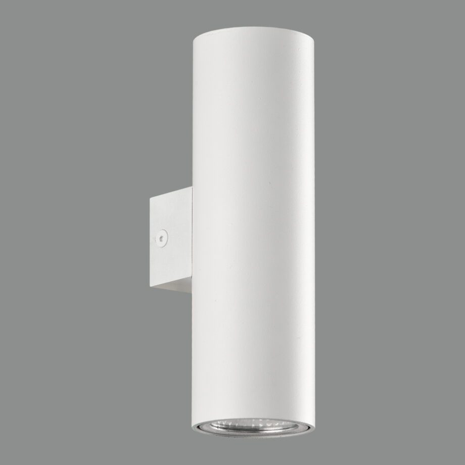 Aplique de pared ZOOM blanco para dos bombillas gu10
