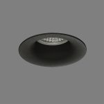 Aro empotrable WINKA negro texturado para bombilla gu10 3557/8 Acb Iluminación.