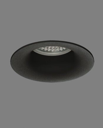 Aro empotrable WINKA negro texturado para bombilla gu10 3557/8 Acb Iluminación.