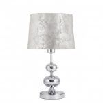AURORA: Set de dos Sobremesas cromo con pantalla nácar 60047 Ajp. STOCK DISPONIBLE EN TIENDA