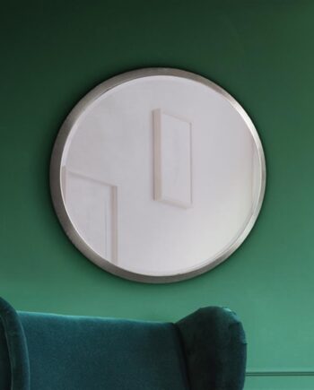 Espejo con marco en Pan de Plata Redondo ARIES